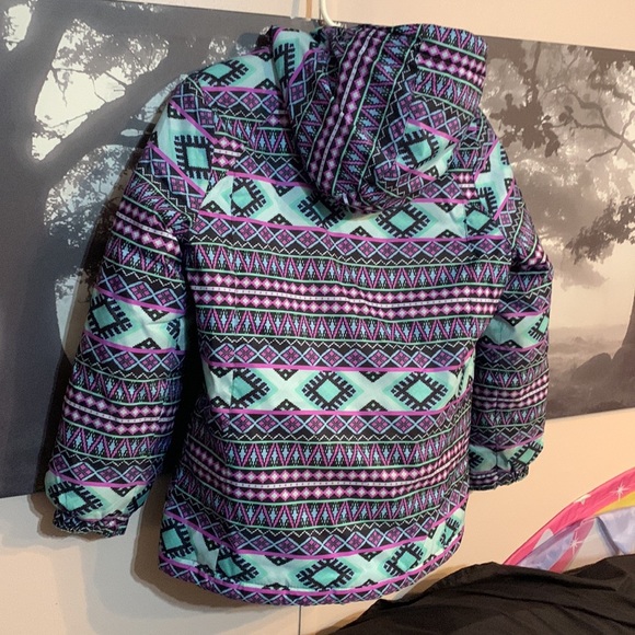 Children’s Place Aztec winter 3 in 1 winter coat - Picture 7 of 17